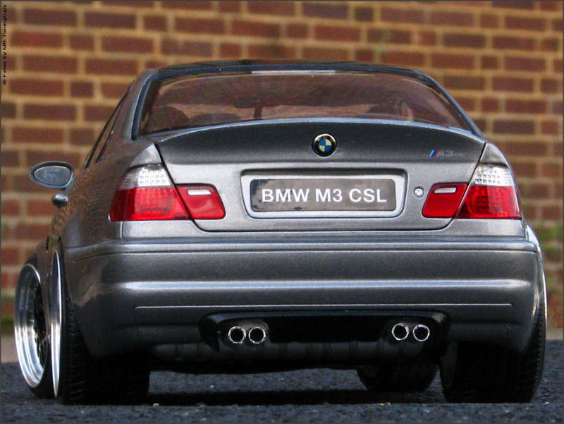 1/18 BMW M3 E46 CSL Umbau Tuning